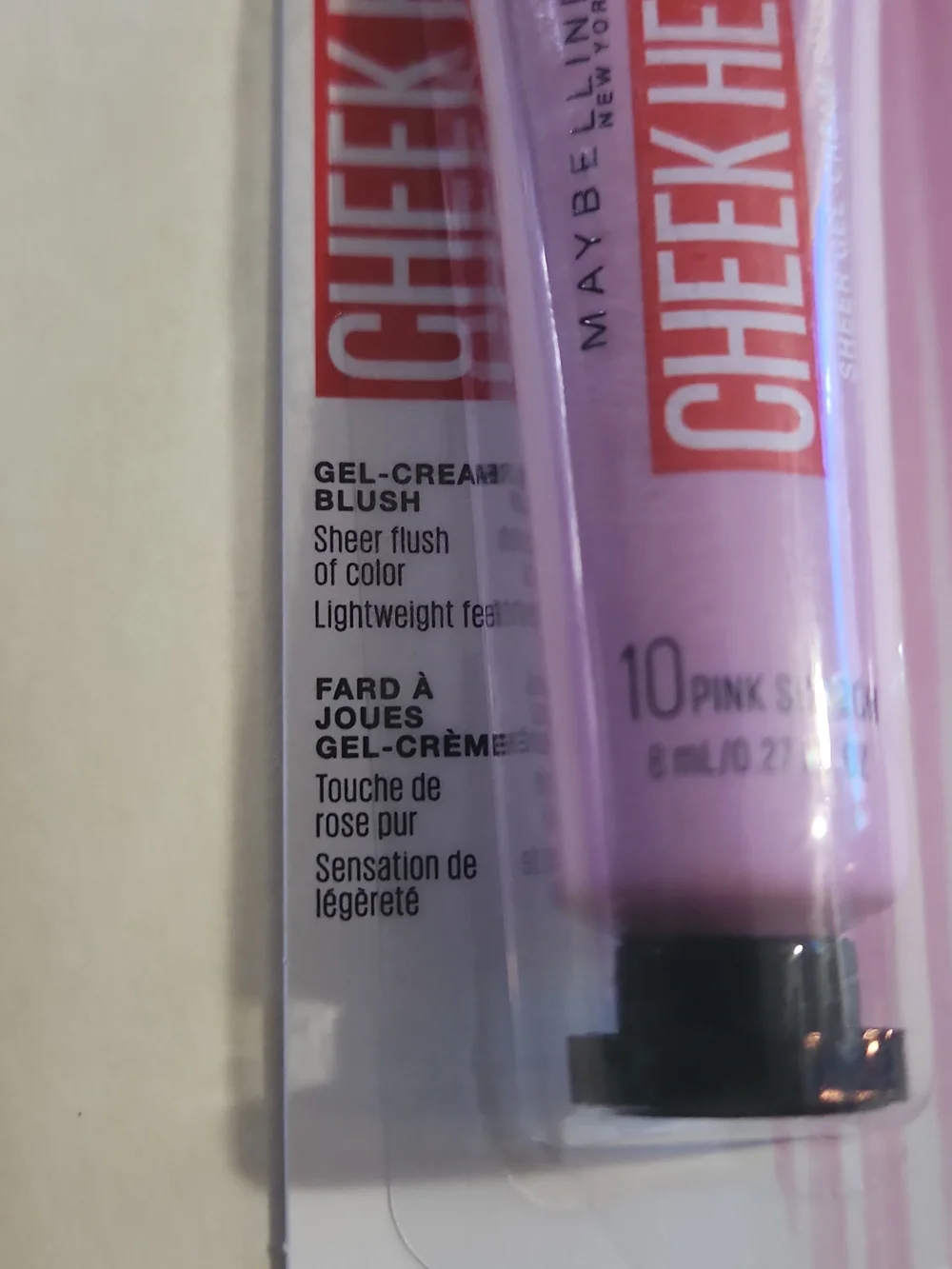 Maybelline Cheek Heat Gel-Cream Blush - Pink Scorch (10) Lot Of 2